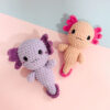 Axolote Amigurumi - Pronta Entrega