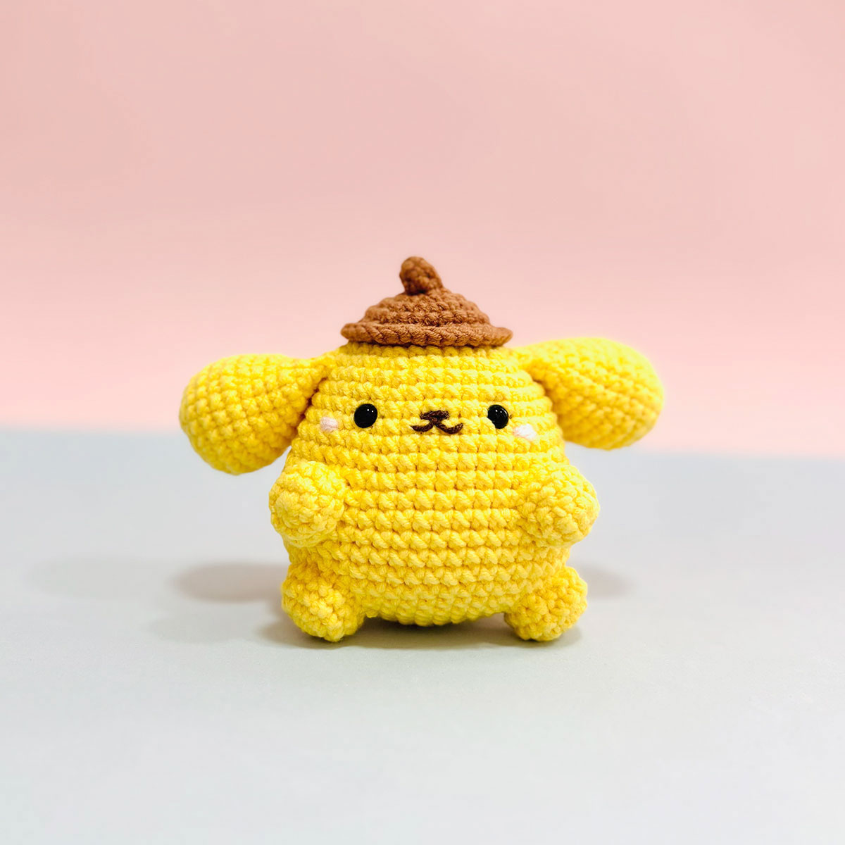 Pompompurin Amigurumi - Pronta Entrega