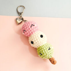 Dango Chaveiro Amigurumi - Pronta Entrega