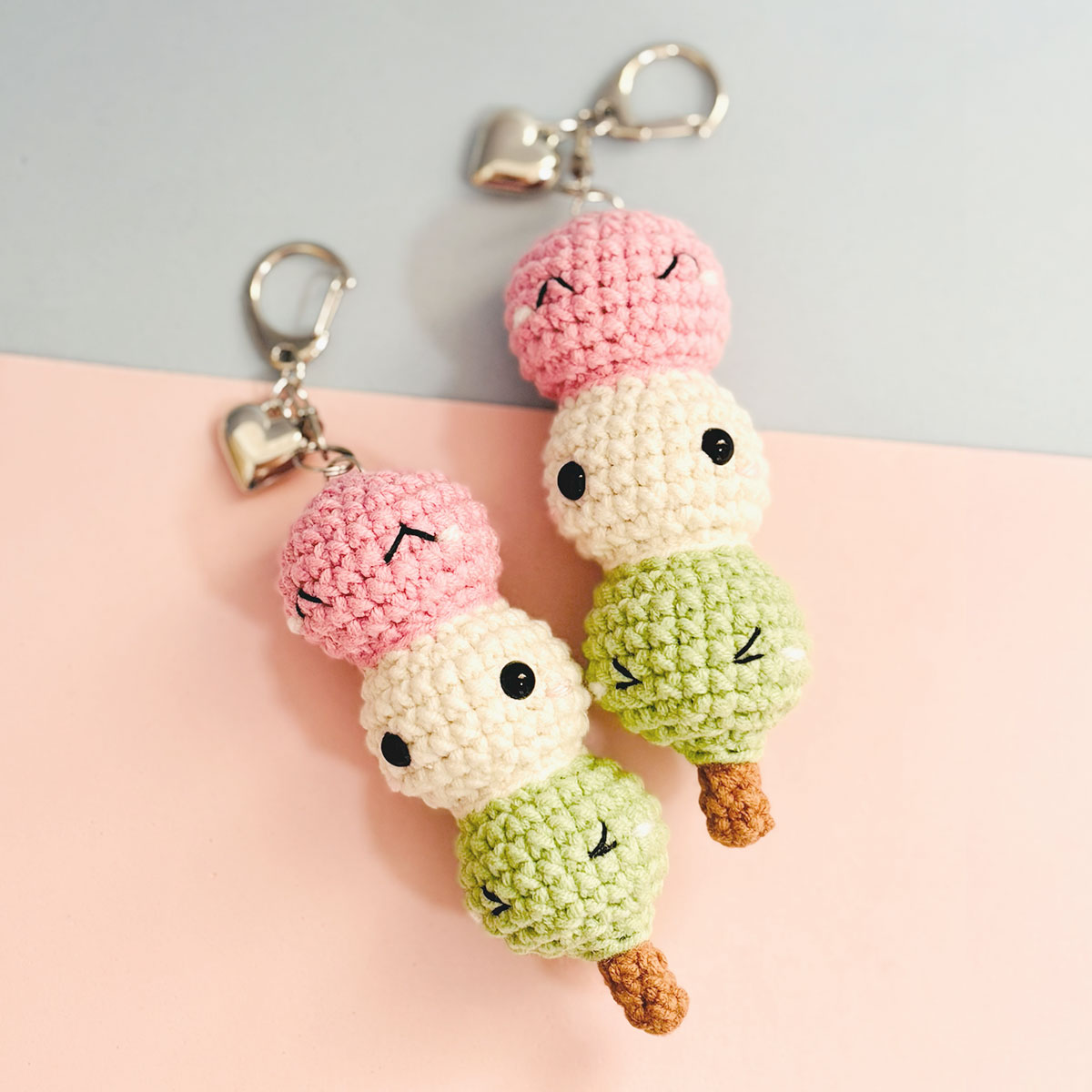 Dango Chaveiro Amigurumi - Pronta Entrega - Imagem 2