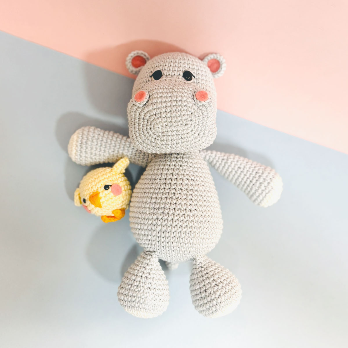 Hipopótamo Amigurumi - Pronta Entrega - Imagem 2