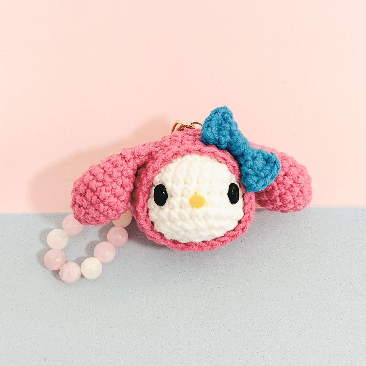 My Melody Chaveiro Amigurumi - Pronta Entrega