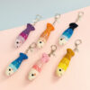Sardinha Chaveiro Amigurumi - Pronta Entrega