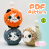 Receita Amigurumi Gatinho - Padrão PDF (Arquivo Digital)