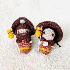 Receita Amigurumi Mini Apóstolo e Peregrina - Padrão PDF (Arquivo Digital) - Imagem 3